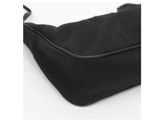 Prada Borsa a tracolla hobo Reedition Nylon Multi Nero - vista 9