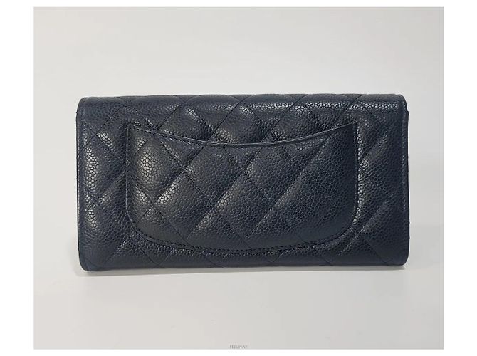 Chanel Klassisches Long Wallet Caviar Black - Ansicht 3
