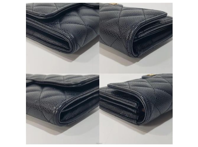 Chanel Klassisches Long Wallet Caviar Black - Ansicht 5