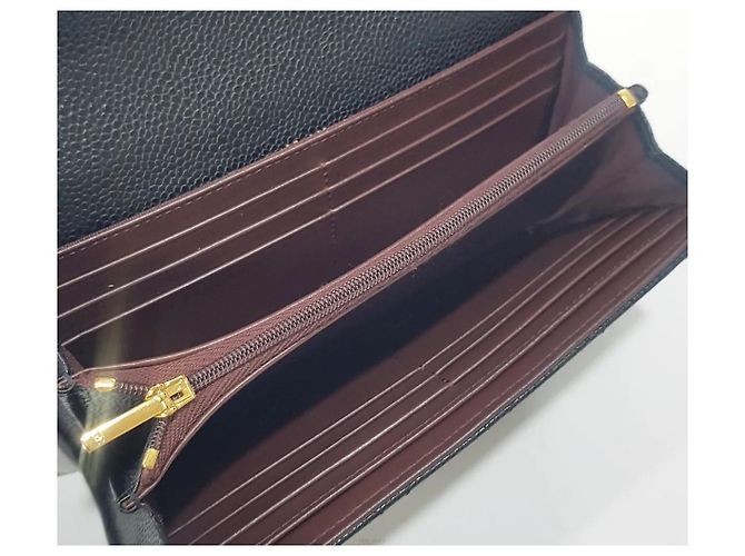 Chanel Klassisches Long Wallet Caviar Black - Ansicht 8