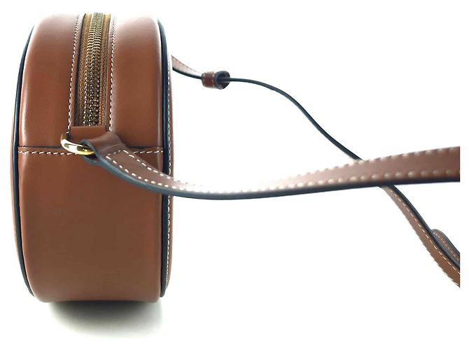 Céline Borsa a tracolla ovale in vitello liscio - vista 2