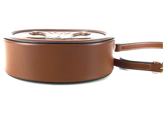 Céline Borsa a tracolla ovale in vitello liscio - vista 3