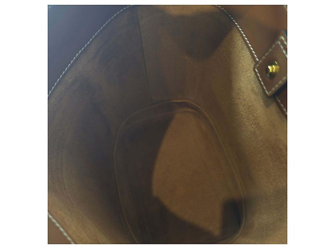Céline Borsa bucket a tracolla Triomphe in pelle di vitello liscia - vista 5