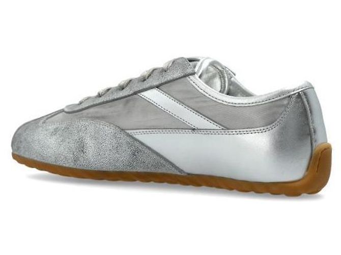 Sneakers Alexander McQueen Boxe Argento - vista 4