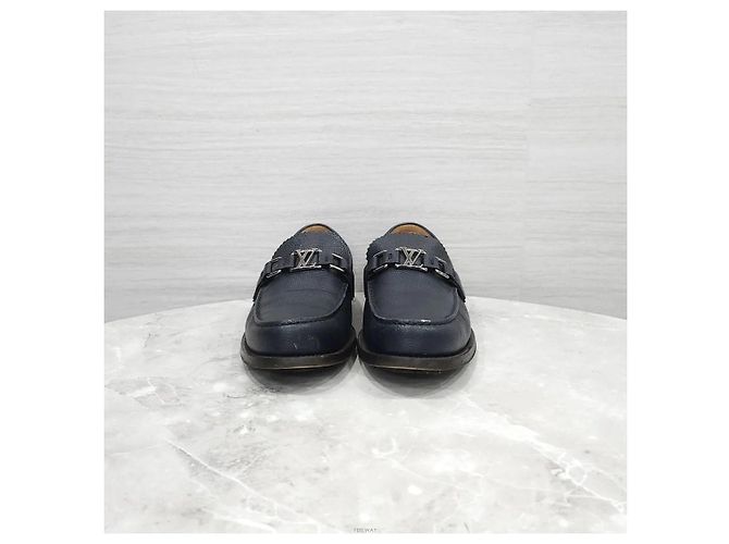 Louis Vuitton Mocassini Major in pelle nera - vista 2
