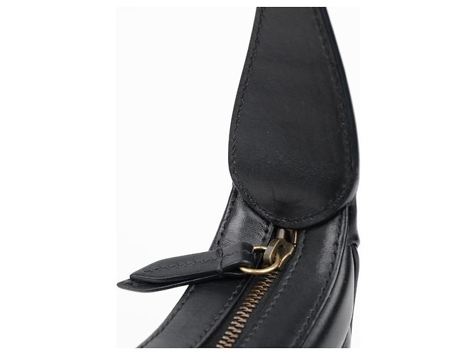 Gucci Borsa a spalla mini GG Marmont a mezzaluna nera - vista 8