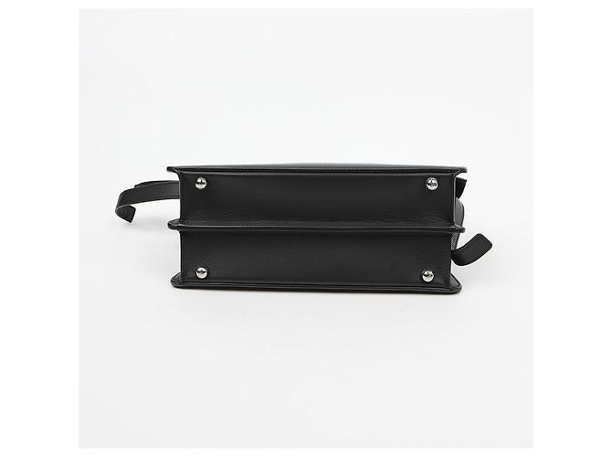 Fendi Peekaboo Small in vitello nero - vista 6