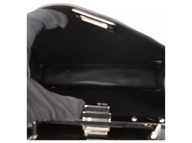 Fendi Peekaboo Small in vitello nero - vista 7