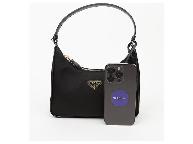 Prada Re-edition Schultertasche Black - Ansicht 9