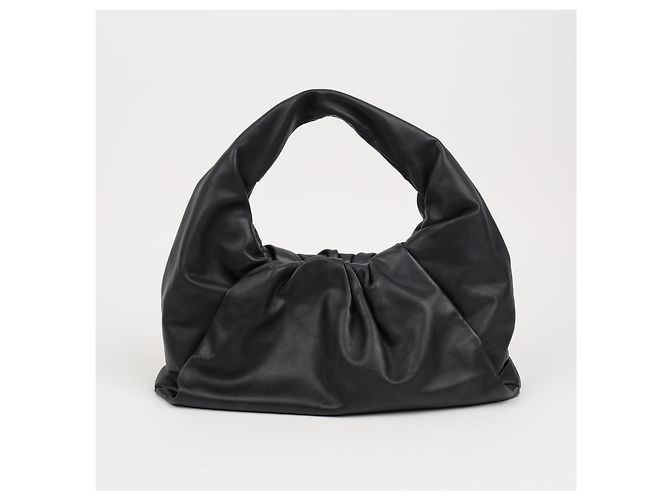 Bottega Veneta Borsa a tracolla Pouch in pelle nera - vista 2