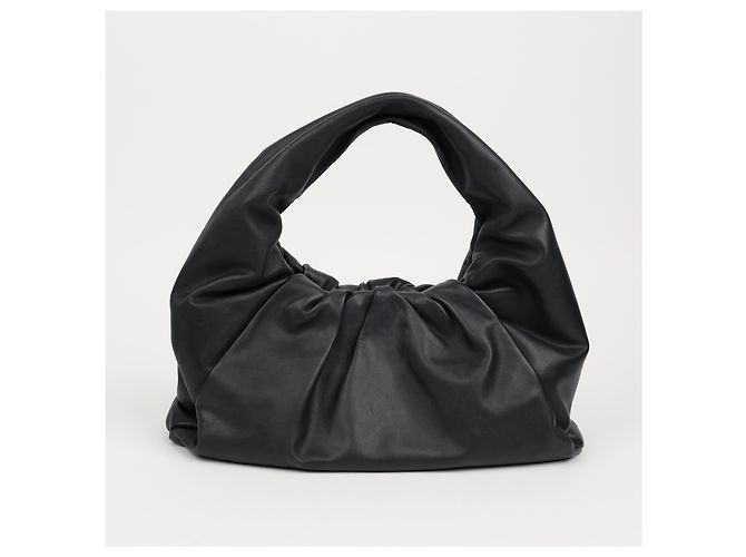 Bottega Veneta Borsa a tracolla Pouch in pelle nera - vista 3