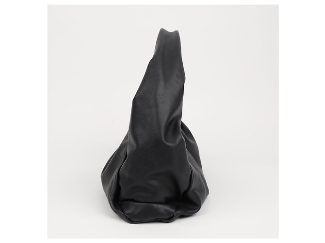 Bottega Veneta Borsa a tracolla Pouch in pelle nera - vista 4