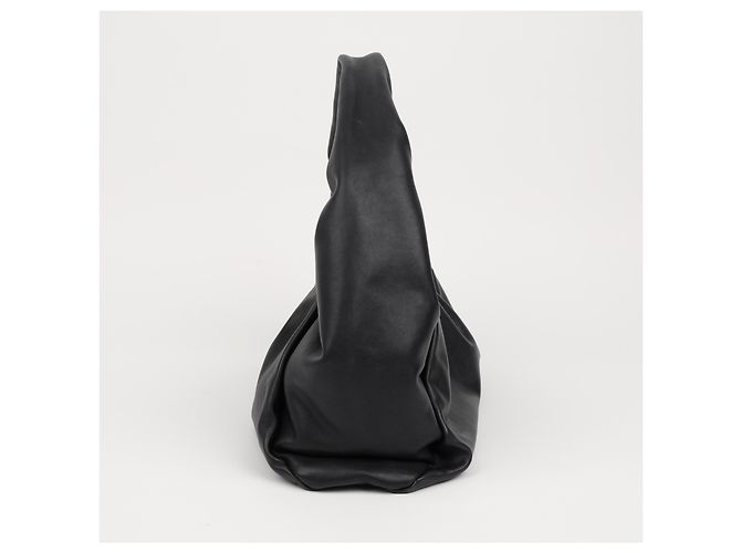 Bottega Veneta Borsa a tracolla Pouch in pelle nera - vista 5