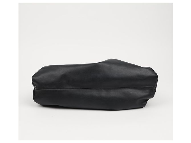 Bottega Veneta Borsa a tracolla Pouch in pelle nera - vista 6