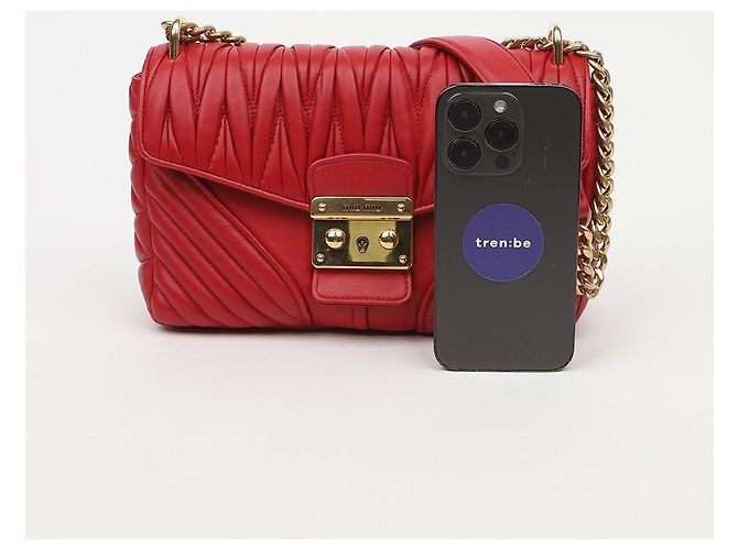 Miu Miu Borsa a Tracolla e Spalla con Catena - vista 11