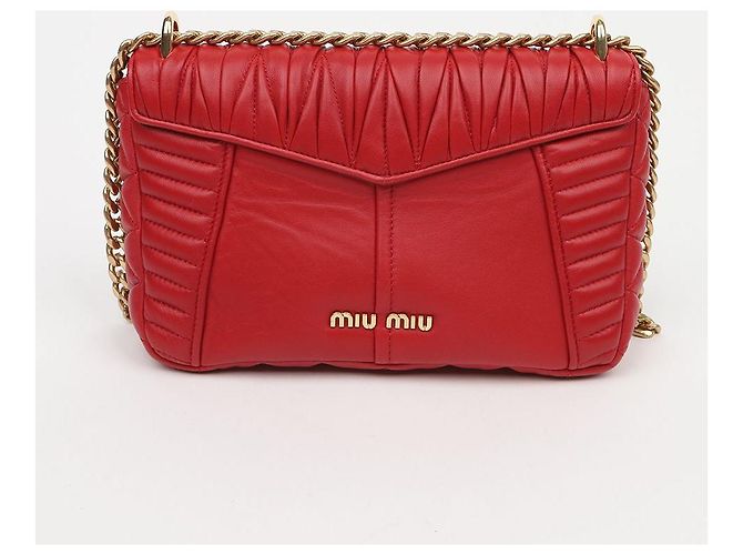Miu Miu Borsa a Tracolla e Spalla con Catena - vista 5