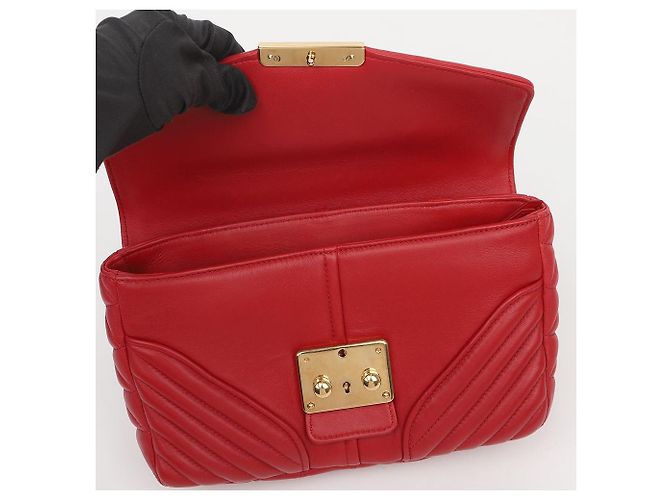 Miu Miu Borsa a Tracolla e Spalla con Catena - vista 9