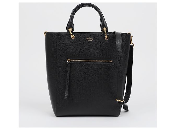 Mulberry Borsa a spalla tote piccola in pelle Maple Nero - vista 2