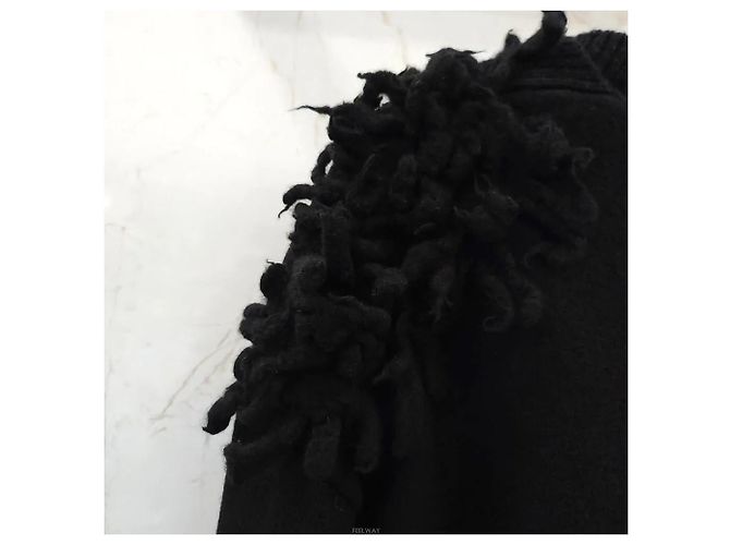 Dior Kaschmir-Strickpullover mit schwarzen Blumen - Ansicht 4