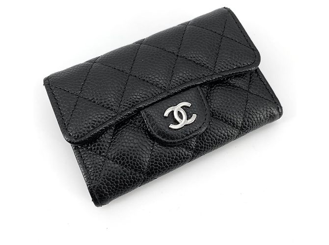 Chanel Classic Caviar Kartenetui mit Klappe - Ansicht 2