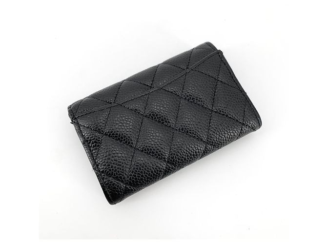 Chanel Classic Caviar Kartenetui mit Klappe - Ansicht 3