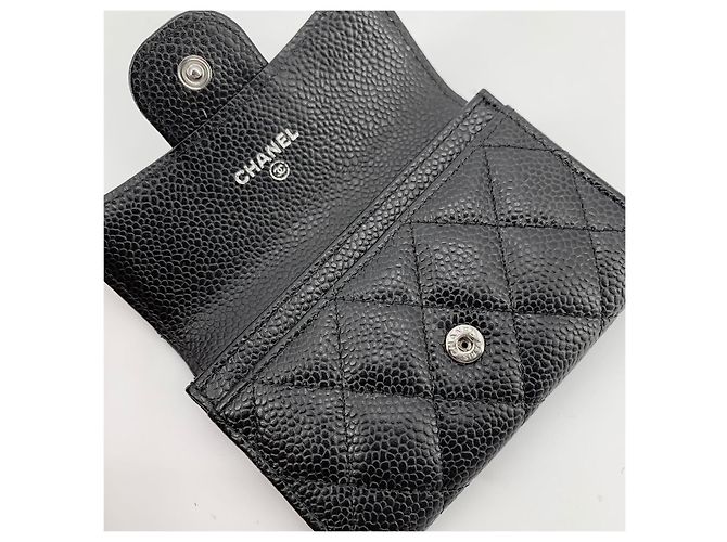 Chanel Classic Caviar Kartenetui mit Klappe - Ansicht 6