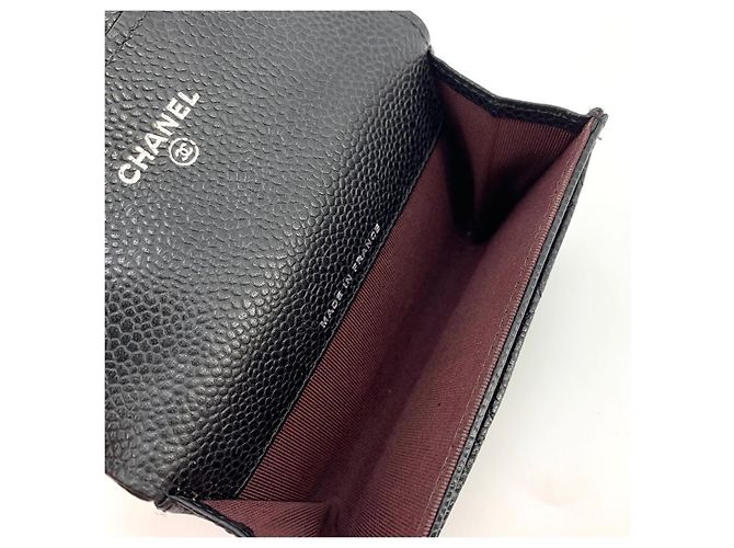 Chanel Classic Caviar Kartenetui mit Klappe - Ansicht 7