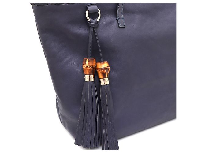 Bamboo Gucci Borsa Tote e a Tracolla con Nappine in Bambù - vista 6