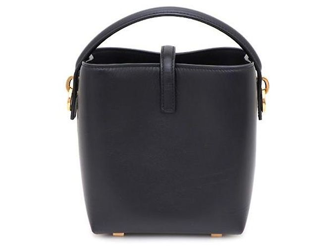 Autre Marque SAINT LAURENT Black Leather Mini Bag - view 3