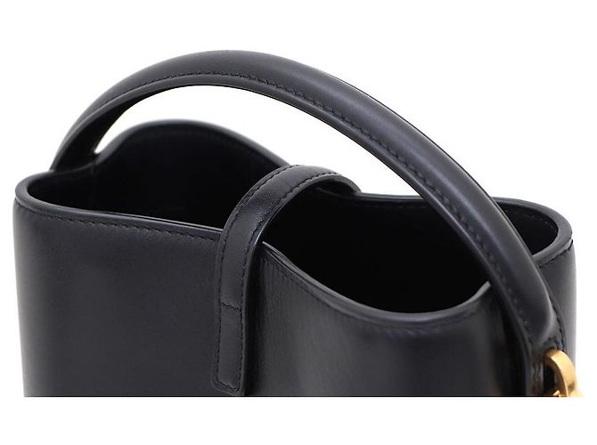 Autre Marque SAINT LAURENT Black Leather Mini Bag - view 4