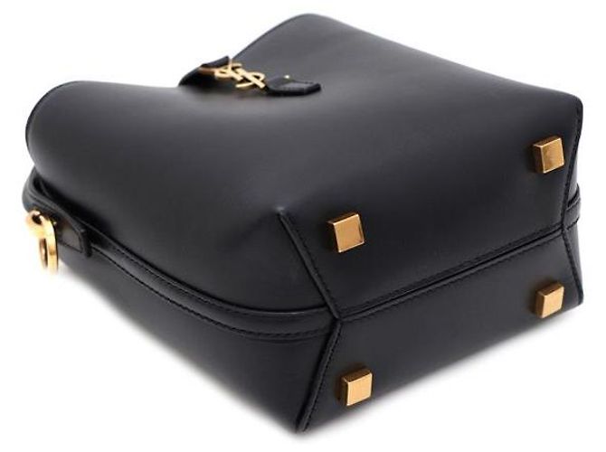 Autre Marque SAINT LAURENT Black Leather Mini Bag - view 6