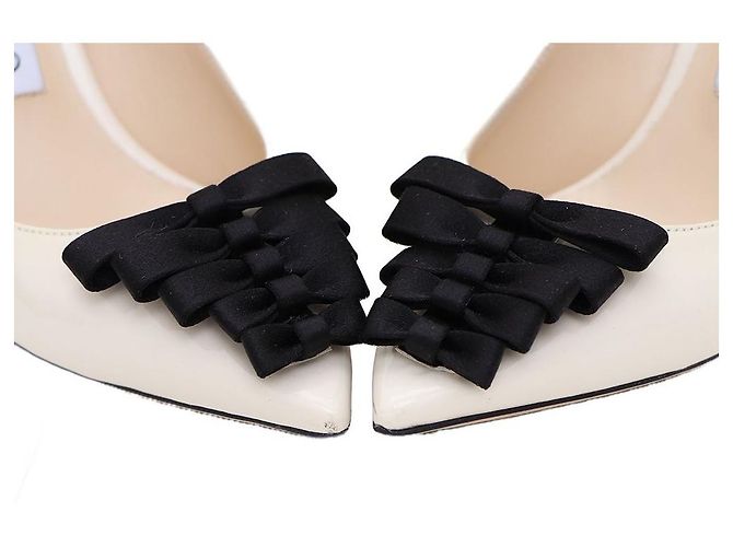 Jimmy Choo Lackschuhe mit Schleifenabsatz - Ansicht 6