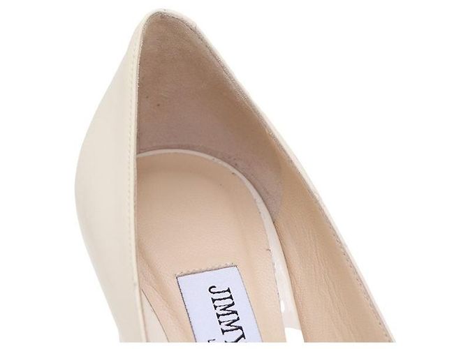 Jimmy Choo Lackschuhe mit Schleifenabsatz - Ansicht 7
