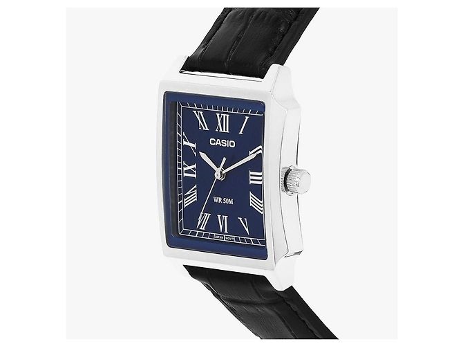 Relógio Casio MTP-B190L-2BVDF de couro preto - vista 4