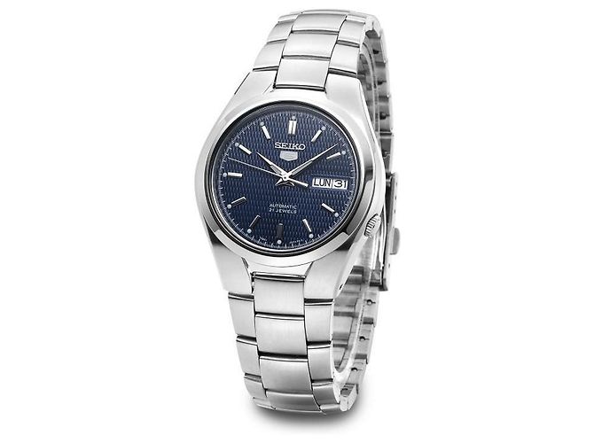 Orologio automatico uomo Seiko in metallo argento - vista 4