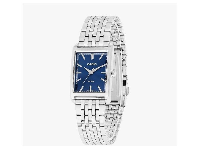 Orologio automatico Casio da uomo in metallo argento - vista 3