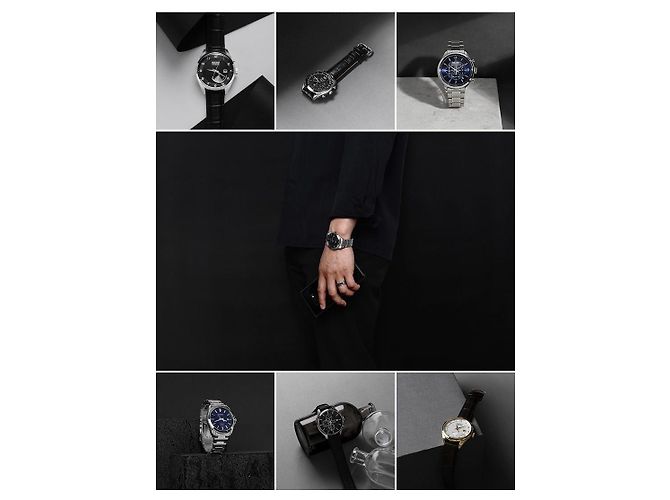 Orologio automatico da uomo Seiko in metallo argento - vista 9