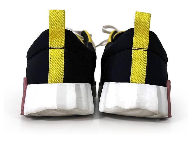 Hermès Sneakers Bouncing Suede Black Multicolor - vista 11