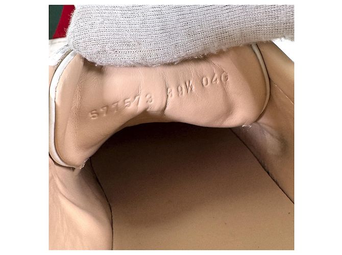 Gucci Ace Bee Platform Leder-Sneaker White - Ansicht 13