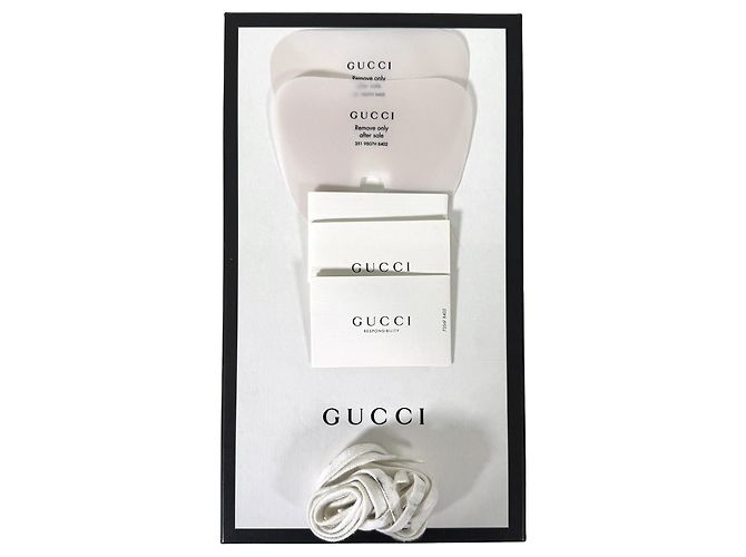 Gucci Ace Bee Platform Leder-Sneaker White - Ansicht 14