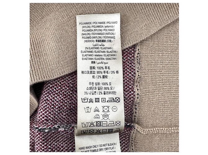 Burberry Herren Strickpullover aus Merinowolle Scribble Nova Check Beige - Ansicht 10