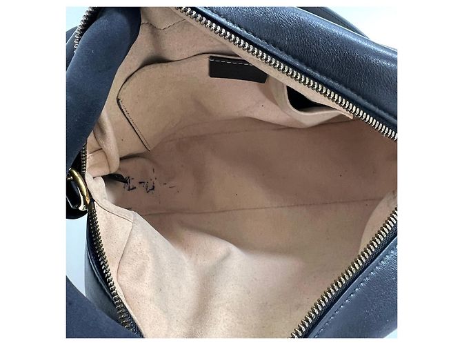 Gucci Borsa a tracolla piccola Marmont Matelassé Black - vista 11