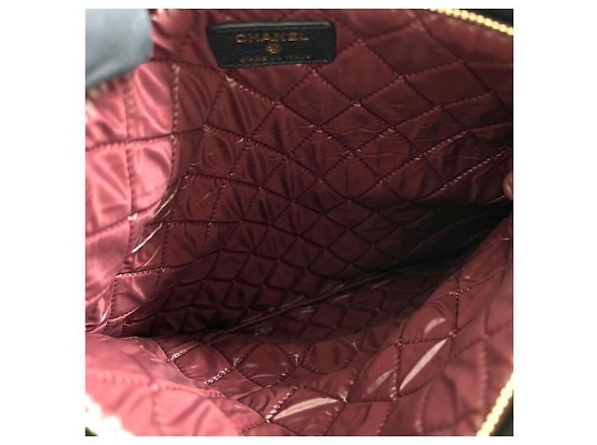 Chanel Borsa a pochette pieghevole Caviar Nera - vista 8