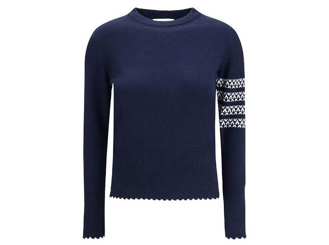 Thom Browne Merino Wool Holiday Hector Strickpullover - Ansicht 2
