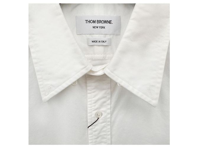Thom Browne Camicia Oxford con striscia posteriore - vista 11
