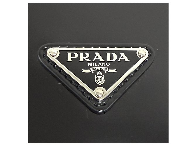 Prada Borsa a tracolla con catena spazzolata Nero - vista 8