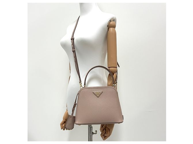 Prada Borsa Tote Piccola e Borsa a Tracolla Martine in Saffiano - vista 2