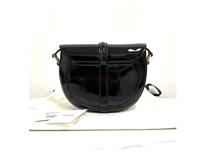 Céline Picca borsa a tracolla nera - vista 5
