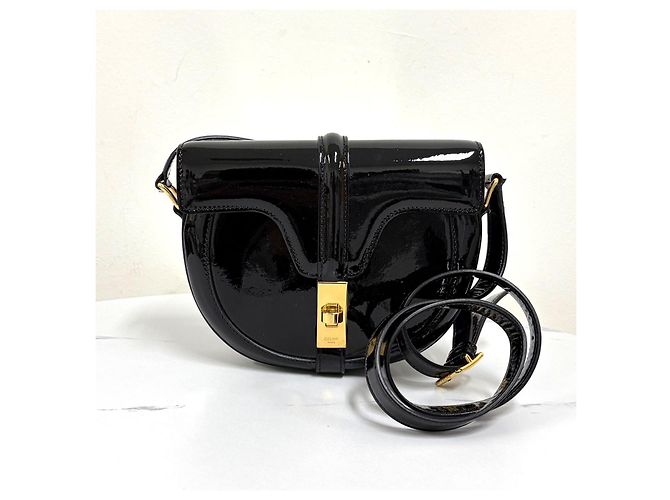 Céline Picca borsa a tracolla nera - vista 6