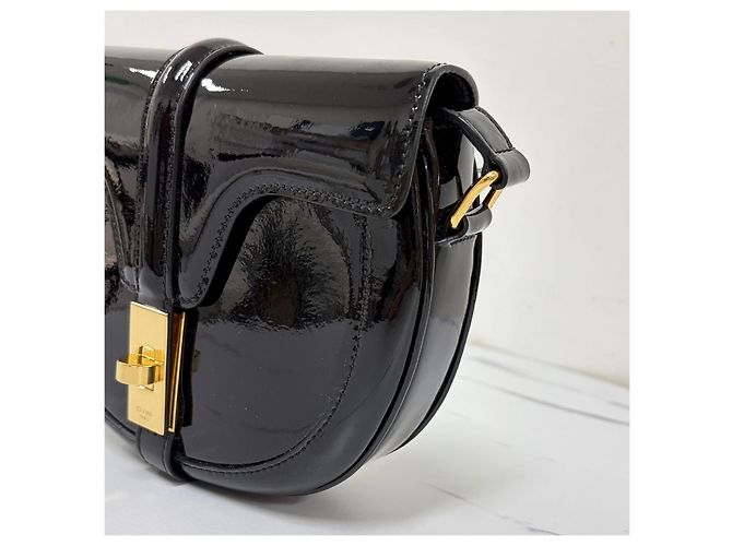Céline Picca borsa a tracolla nera - vista 8